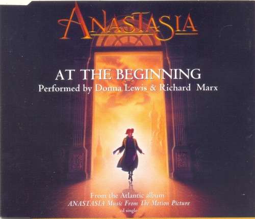 Donna Lewis & Richard Marx - At The Beginning : Anastasia (CD Single)[Jewel case used]