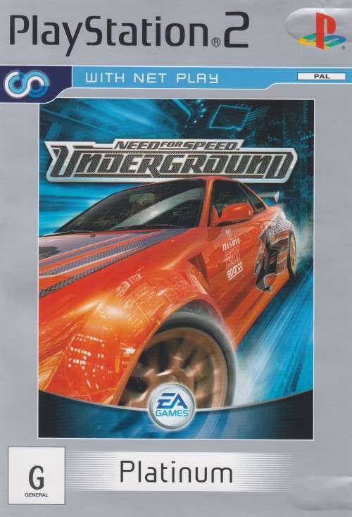Need For Speed - Underground (PS2 Platinum)