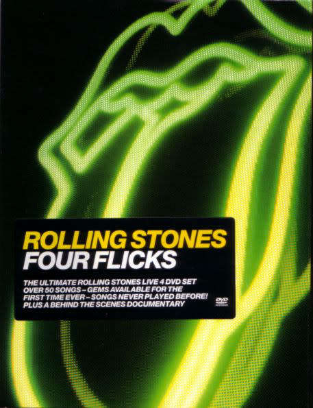 Rolling Stones - Four Flicks (4 DVD Box Set) [Slipcase worn around edges]