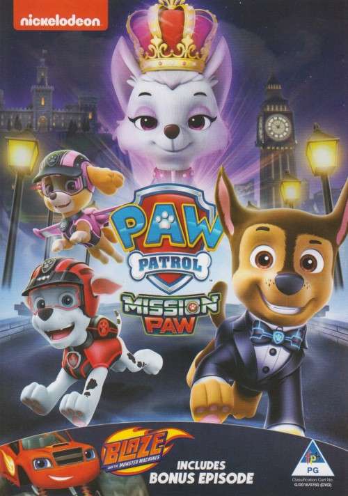 Nickelodeon - Paw Patrol : Mission Paw (DVD)