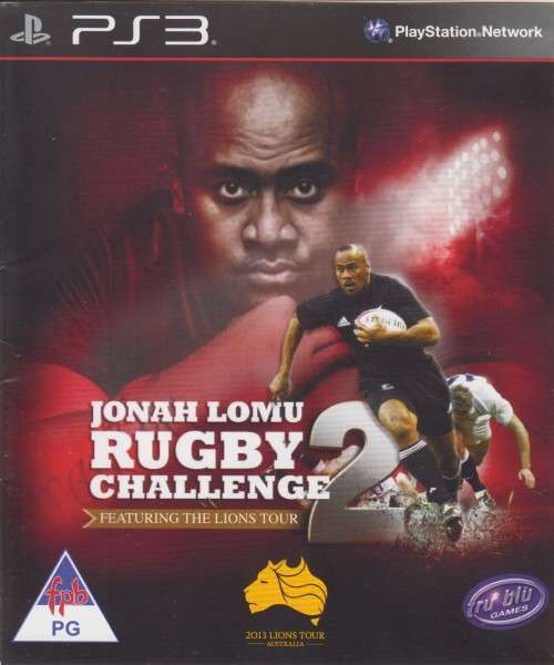 Jonah Lomu Rugby Challenge 2 (PS3) [No manual and paper insert torn along spine]