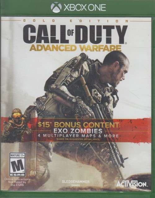Call of Duty - Advanced Warfare : Gold Edition (XBox One) [No Manual]