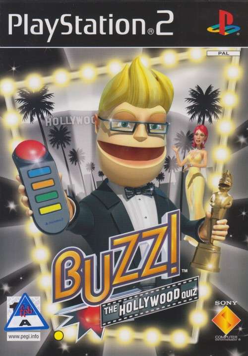 Buzz! The Hollywood Quiz (PS2) [No Manual]