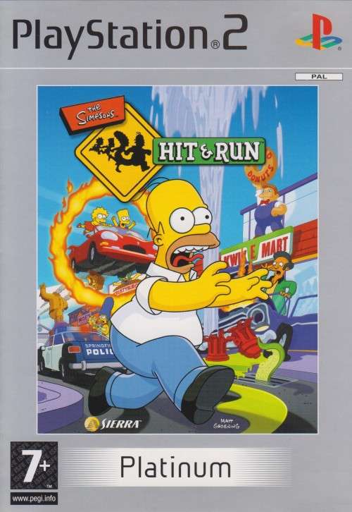 The Simpsons Hit & Run (PS2 Platinum) [No Manual]
