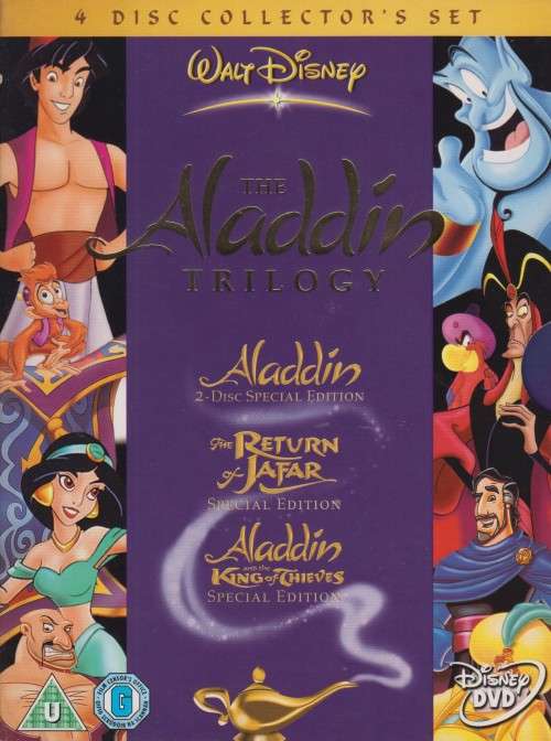 The Aladdin Trilogy - Collector`s Edition (4 Disc DVD) [Box slightly worn around edges]