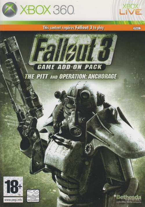 Fallout 3 - Game Add-On Pack : The Pitt and Operation - Anchorage (Xbox 360) [No Manual]