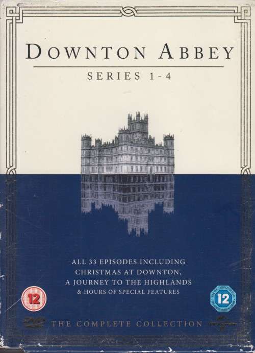 Downton Abbey - Series 1-4 : The Complete Collection (DVD Box Set) [Box slightly worn around edges]