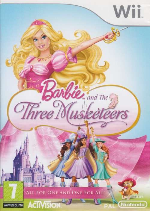 Barbie And The Three Musketeers (Wii) [No Manual]