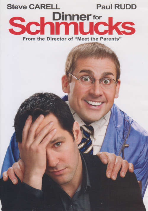 Dinner For Schmucks (DVD) [Sticker on spine of paper sleeve]