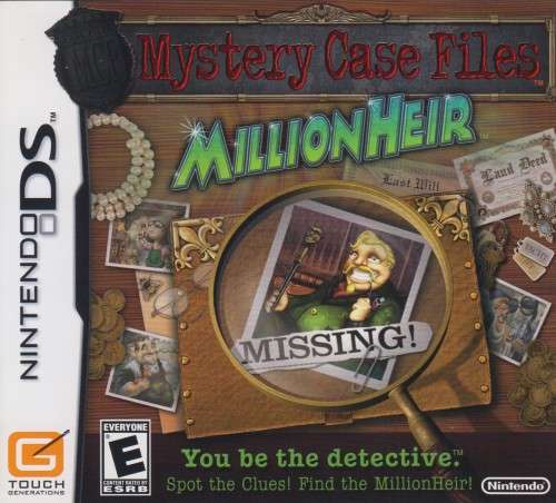 Mystery Case Files - Millionheir (Nintendo DS)