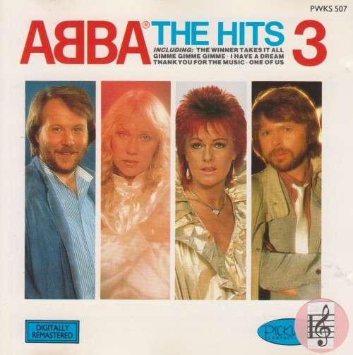 ABBA - The Hits 3 (CD) [Small round pink sticker on booklet]