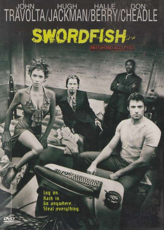 Swordfish (DVD) [Sticker on spine of carboard box)