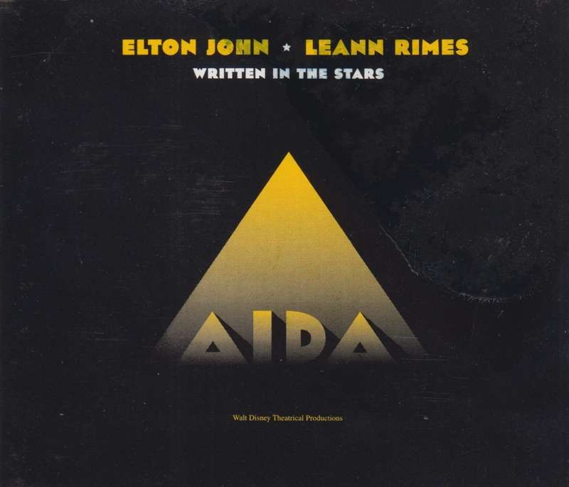 Elton John and LeAnn Rimes - Written In The Stars (CD Single)[Jewel case used]
