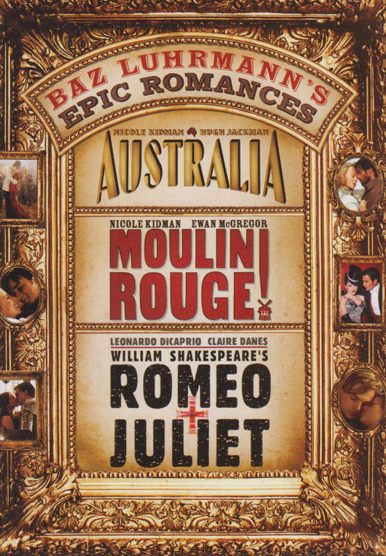 Baz Luhrmann`s Epice Romances -  Australia/Moulin Rouge/Romeo and Juliet (DVD)