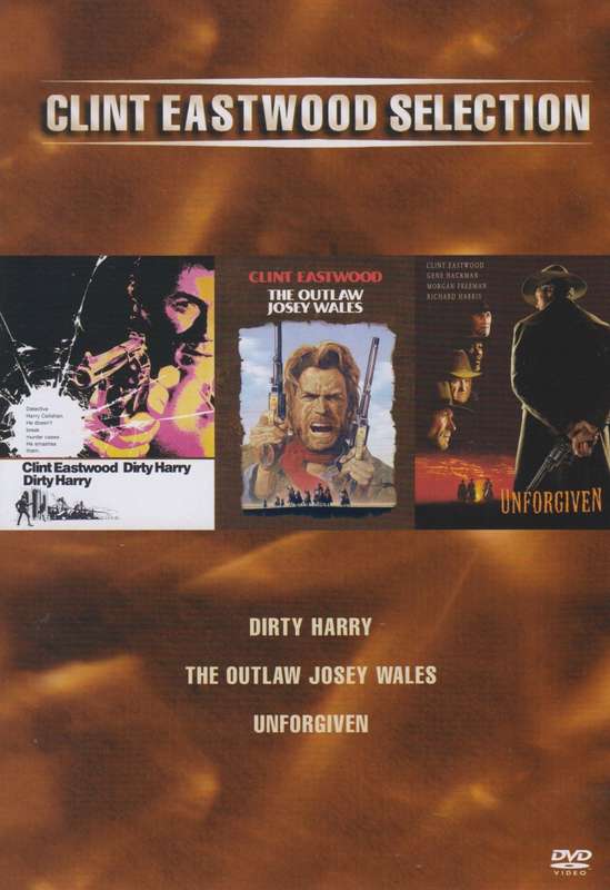 Clint Eastwood Selection - Dirty Harry/The Outlaw Josey Wales/Unforgiven (DVD)