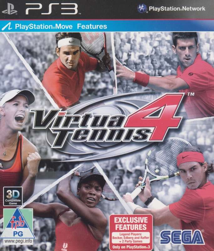 Virtua Tennis 4 (PS3) [No Manual]