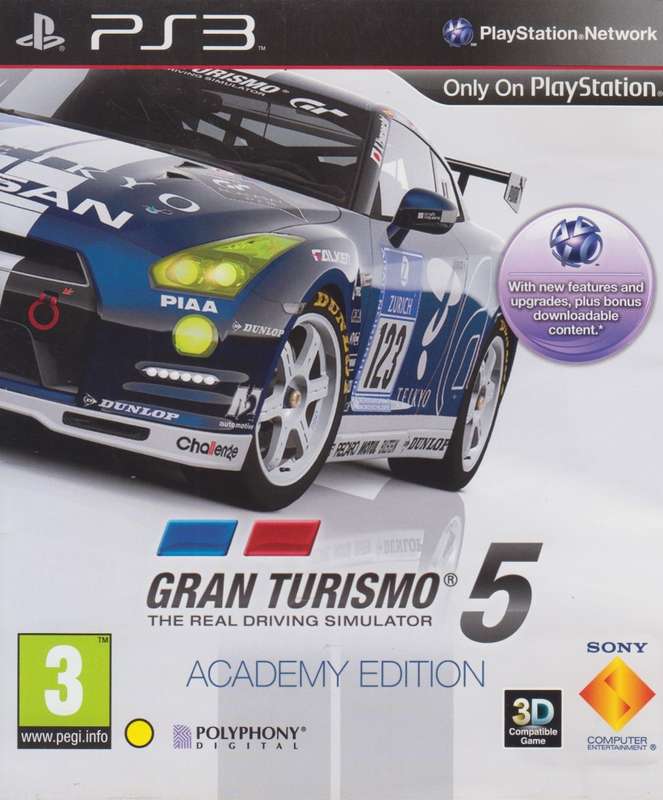 Gran Turismo 5 - Academy Edition (PS3) [No Manual]