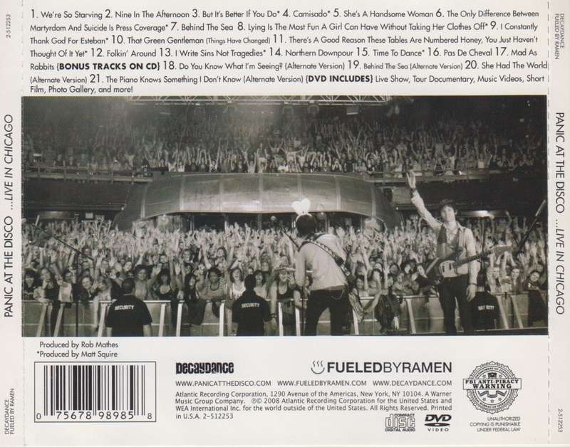 Panic At The Disco - ... Live In Chicago (CD/DVD)