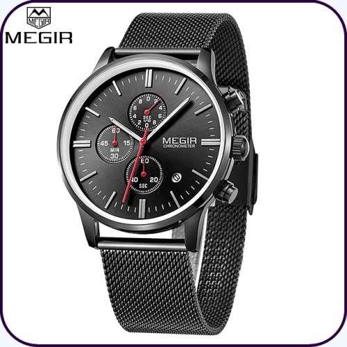 Exquisite Megir Chronograph Mens Watch