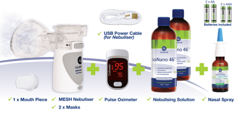 SilverLab RespiCare Kit (Full Nebulising Kit - 13 Piece)