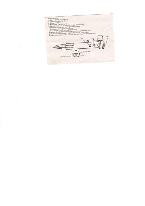 Voice Recorder Pen