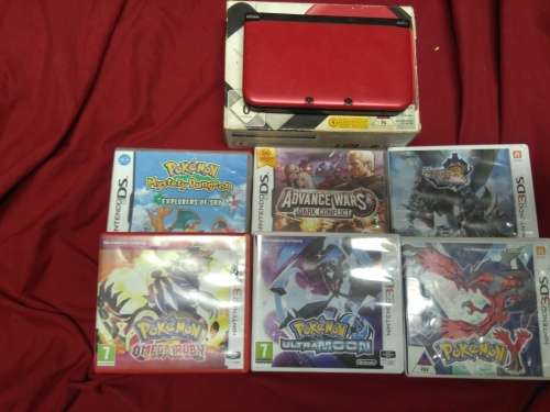 3DS xl with 6games