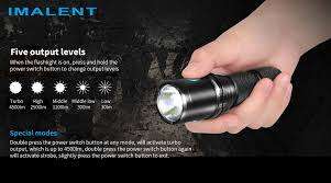 Imalent DM70, 4500 Lumen, 306m throw, Rechargeable