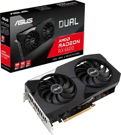 ASUS DUAL Radeon RX 6600 8GB GDDR6