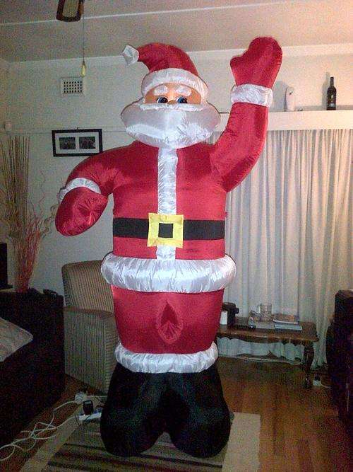 inflatable santa electric pump 220v
