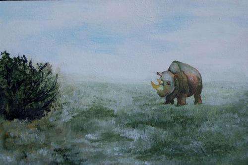 Original Painting - Alone - by SA artist Heidi Kern