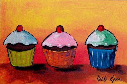 Original Painting - Sweet Tooth - by SA artist Heidi Kern