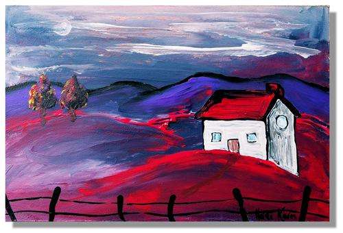 Approaching Storm -20 x 30cm - by SA artist Heidi Kern