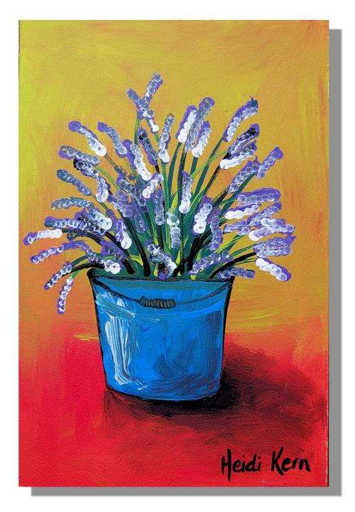 Lavender -20 x 30cm - by SA artist Heidi Kern
