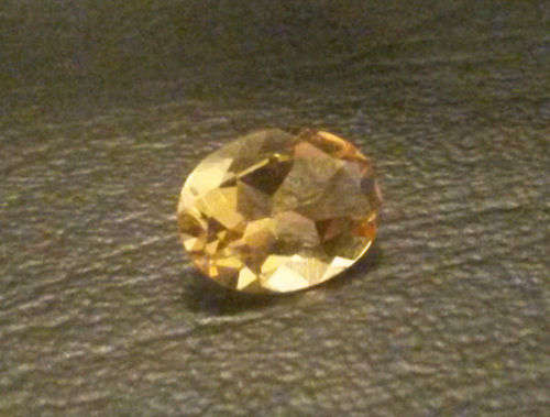 Natural earthmined oval cut citrine 0.97ct
