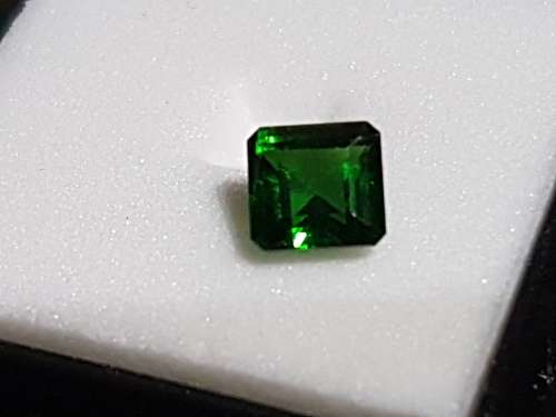 Natural Russian Chrome Diopside -emerald cut 0.67ct