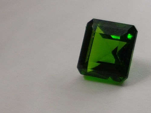 Natural Russian Chrome Diopside -emerald cut 0.67ct