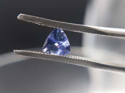 0.85ct Natural Trillion cut Tanzanite