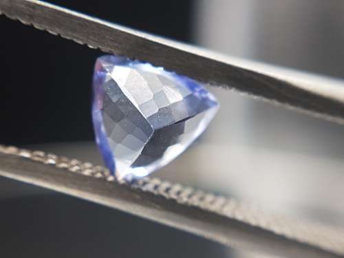 0.85ct Natural Trillion cut Tanzanite