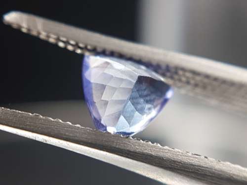 0.85ct Natural Trillion cut Tanzanite