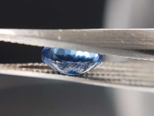 0.82ct natural earth mined Tanzanite, oval cut