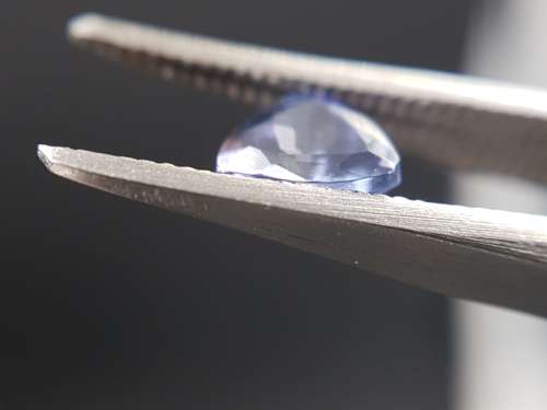 Natural earth mined trillion cut Tanzanite, 0.87ct