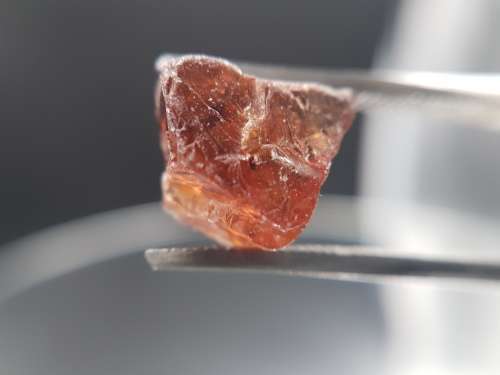 Natural earth mined facetable Zircon rough, 11ct, brown