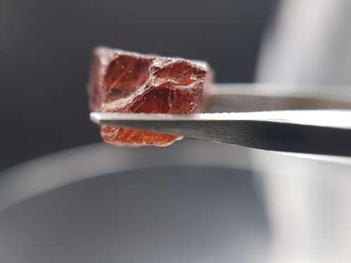 Natural earth mined facetable Zircon rough, 11ct, brown