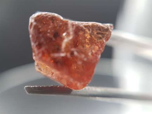 Natural earth mined facetable Zircon rough, 11ct, brown