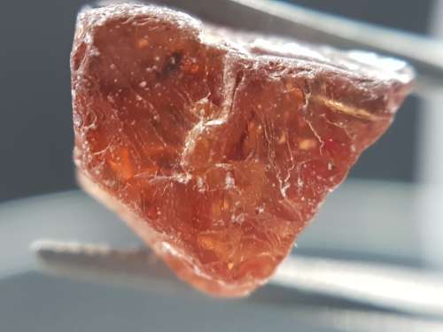 Natural earth mined facetable Zircon rough, 11ct, brown