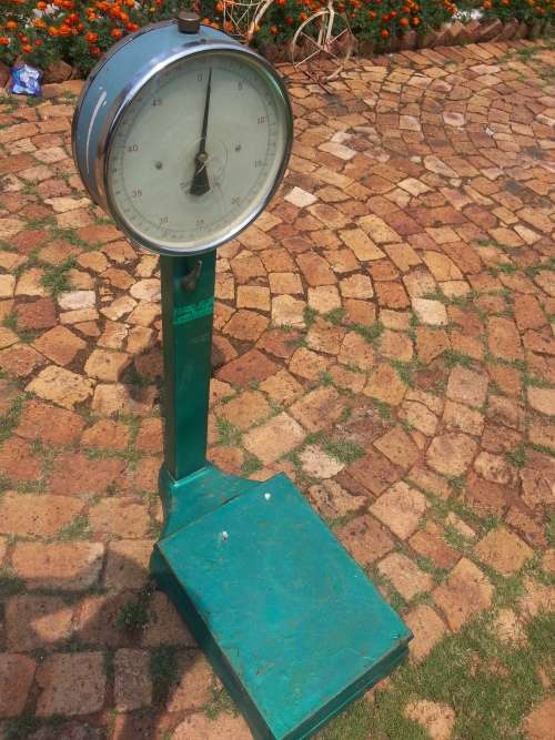 old scale   (50kg max)