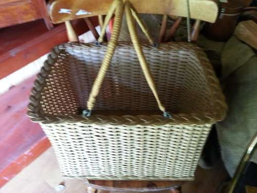 old shopping basket