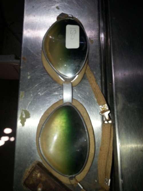 old aircraft goggles