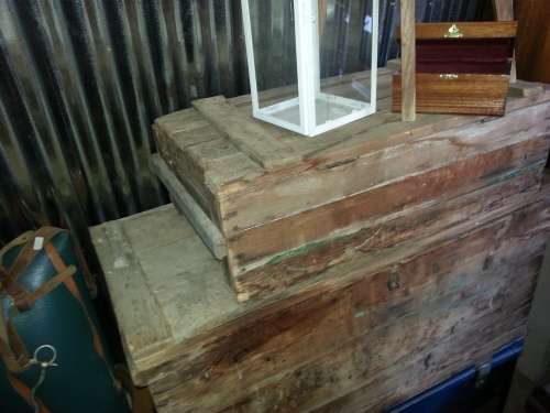 2 bid wooden amo boxes