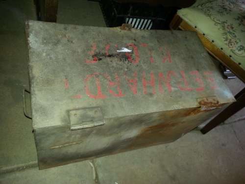 vintage military trunk